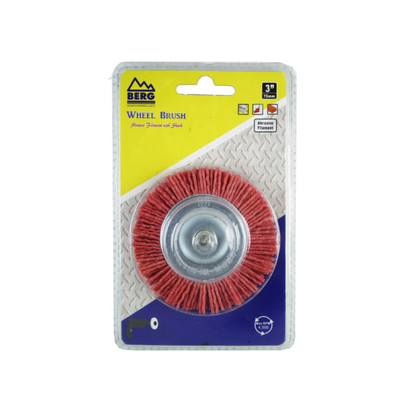 BERG 3 inch synthetic round wire brushG 7
