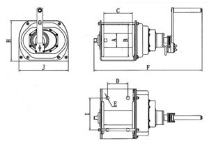 brake hand winch sizing