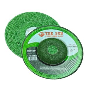 แผ่นเจียรสแตนเลส สีเขียว THE SUN 3